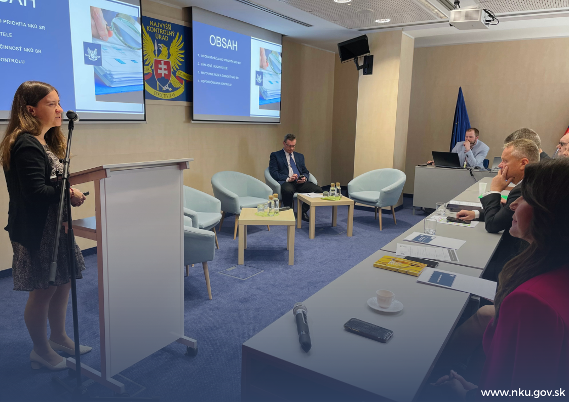 Riaditeľka odboru stratégií a analýz Jana Juriová predstavila úlohu NKÚ vo svete IT